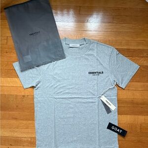Essentials Fear of God Dark Oatmeal Short Sleeve Tee